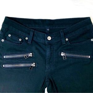 CARMAR Women "Ryan" Skinny Jeans w Zippers, sz 26